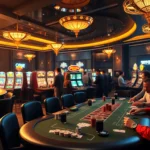 Experience the thrill of winning at tại 789win with players at an elegant poker table in a luxurious casino setting.